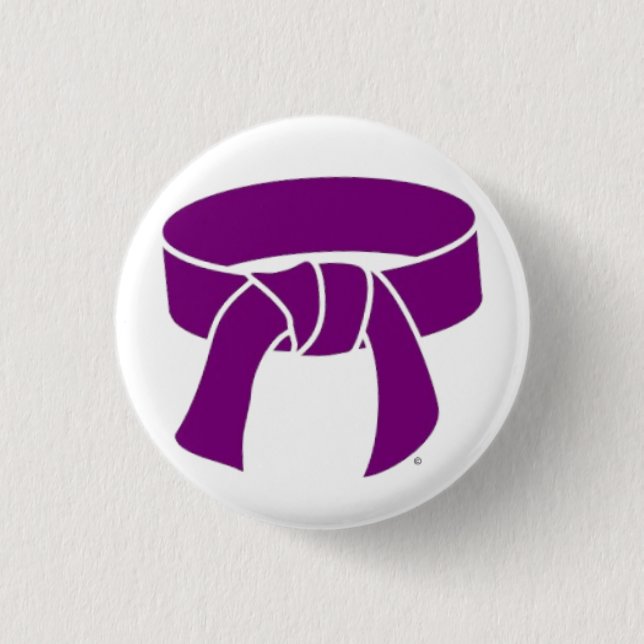 Lila Gurt-Knopf Button (Vorderseite)