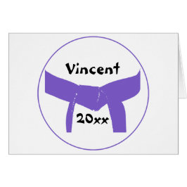 Lila Gürtel für Kampfkunst