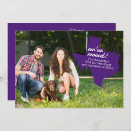 Lila haben wir uns bewegt - Texas-Dotted-Bewegung Ankündigung