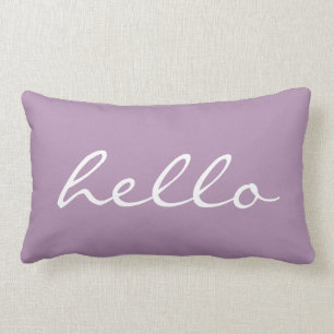 Lila Hallo Lendenkissen