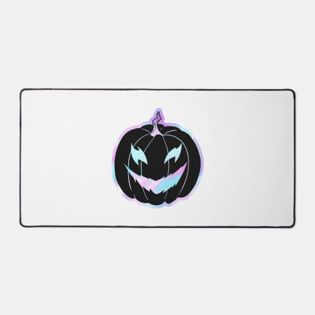 Lila Halloween-Kürbis, Halloween-Kostüme Schreibtischunterlage (Vorderseite)