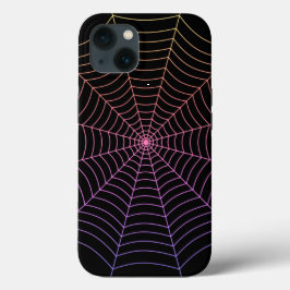 Lila Halloween-Muster aus Spinnennetz Case-Mate iPhone Hülle