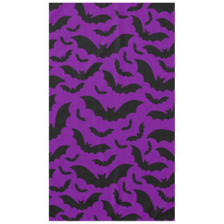lila Halloween Vampir Fledermäuse gothic Tischdecke