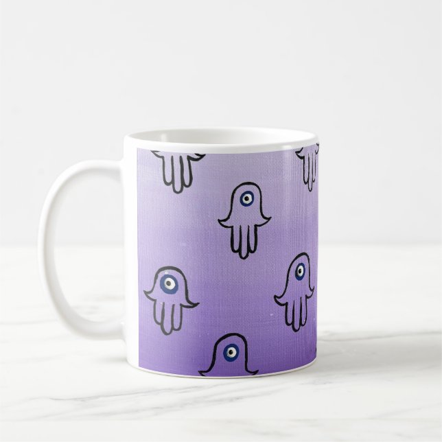 Lila Hamsey-Tasse Kaffeetasse (Links)
