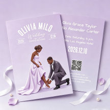 lila Händchenhalten-Kunstwerk Hochzeit