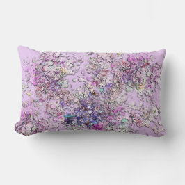 Lila Harmonie Lumbar Kissen