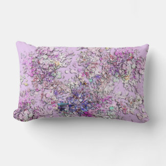Lila Harmonie Lumbar Kissen