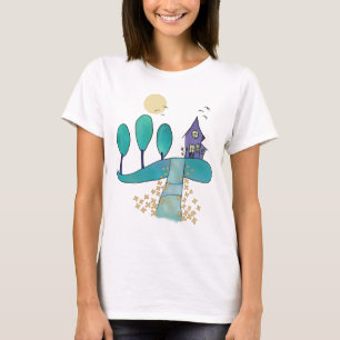 lila Haus T-Shirt