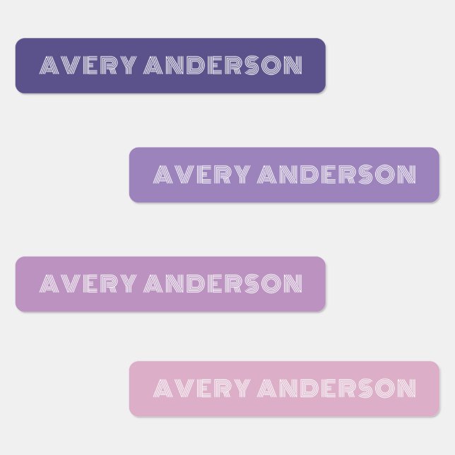 Lila hautsicheres kindersicheres kindersicheres Ki Etiketten (Gruppe)