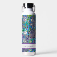 Lila Haze Floral Gebrauchtes Wasser Flasche