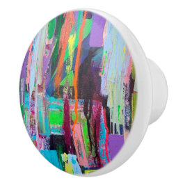 Lila Haze Keramik Pull Keramikknauf