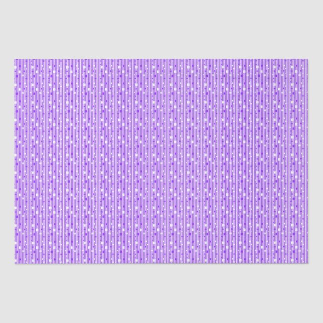 Lila Haze-Quadrate Seidenpapier (Vorderseite)
