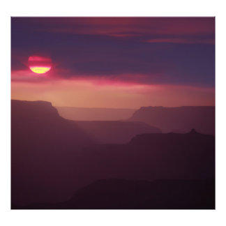 Lila Haze über dem Grand Canyon Fotodruck