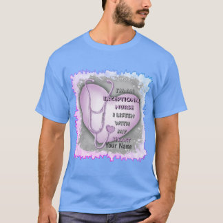 Lila Heart Ausnahmeschwester T-Shirt