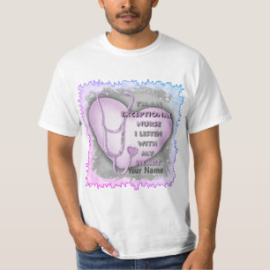 Lila Heart Ausnahmeschwester T-Shirt