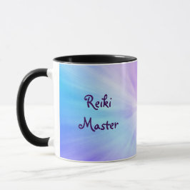 Lila heller Reiki Hauptentwurf Tasse