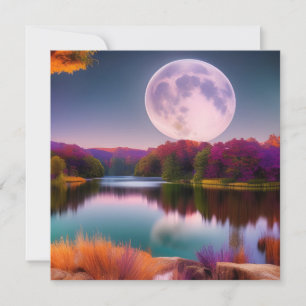 Lila Herbsternte Moon