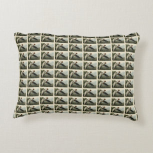 Lila Heron - von Audubons Vögeln Amerikas Dekokissen