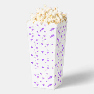 Lila Herz Cluster Popcorn Geschenkschachtel