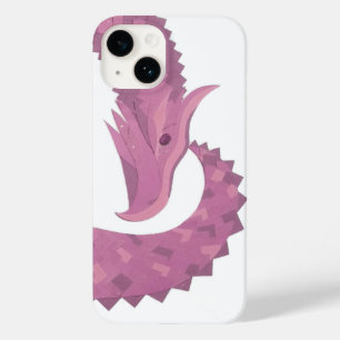 Lila-Herz-Drache auf Weiß Case-Mate iPhone 14 Hülle