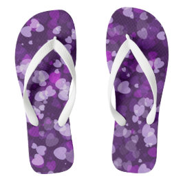 Lila Herz-Flip-Flops Flip Flops