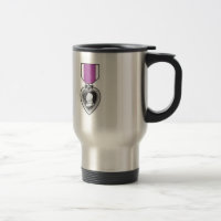 lila Herz rostfreier Stahl 15 Unze-Reise-Tasse