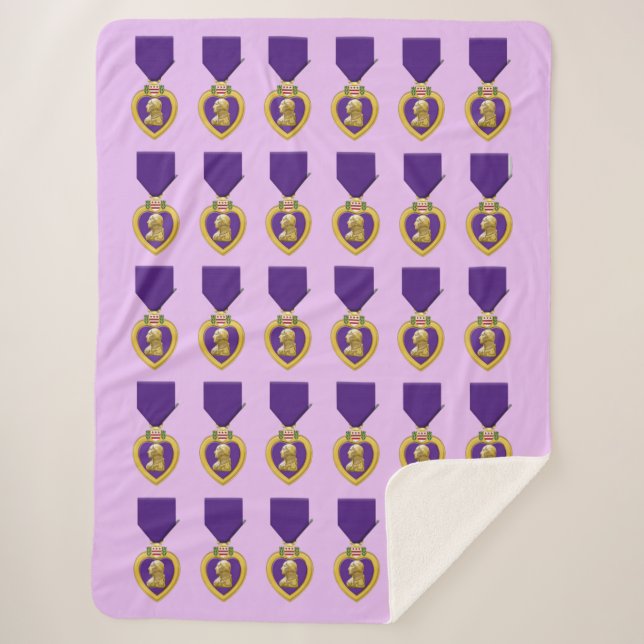 LILA HERZ SHERPADECKE (Vorderseite)