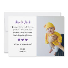 Lila Herzen werden Sie mein Pate mit Foto sein