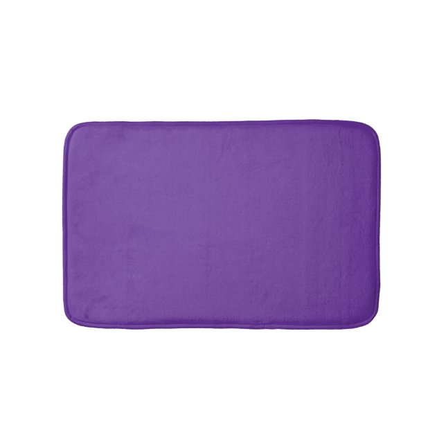 Lila Herzfarbe Badematte (Vorderseite)
