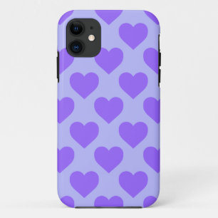 Lila Herzmuster Case-Mate iPhone Hülle