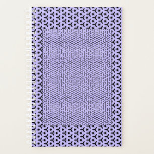 Lila Hexagon Maze Planer