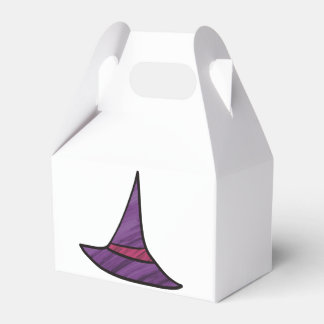 Lila Hexenhut-Magie-Halloween-Party-Geschenkbox Geschenkschachtel