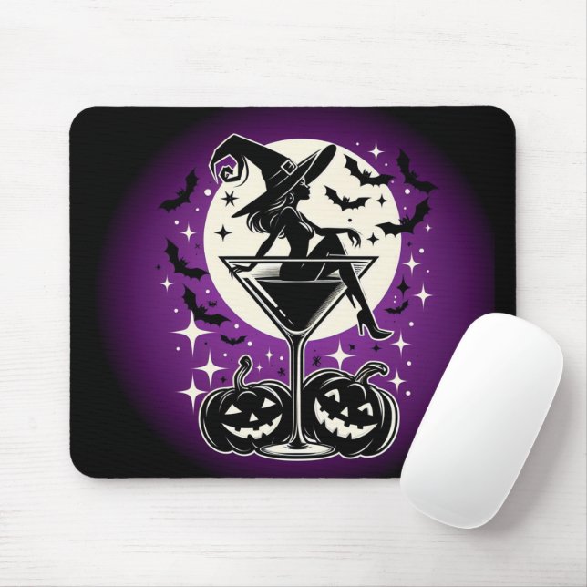 Lila Hexi Martini Mousepad (Mit Mouse)