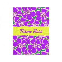 Lila Hibiskus Blume tropisch hawaiianisches Dekor