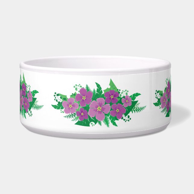 Lila Hibiskus Napf (Vorderseite)