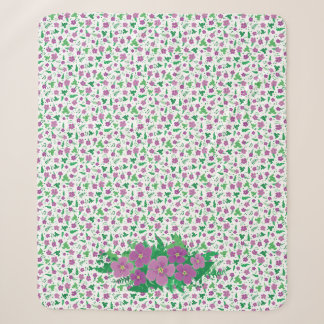 Lila Hibiskus Sherpadecke