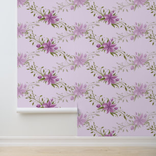 Lila Hibiskus Tapete