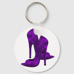 Lila High Heels Schlüsselanhänger