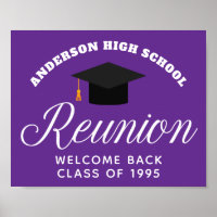 Lila High School Wiedersehen Custom Alumni willkom
