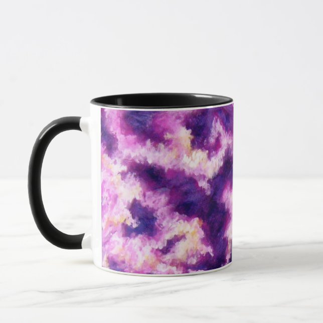 Lila Himmel Tasse (Links)