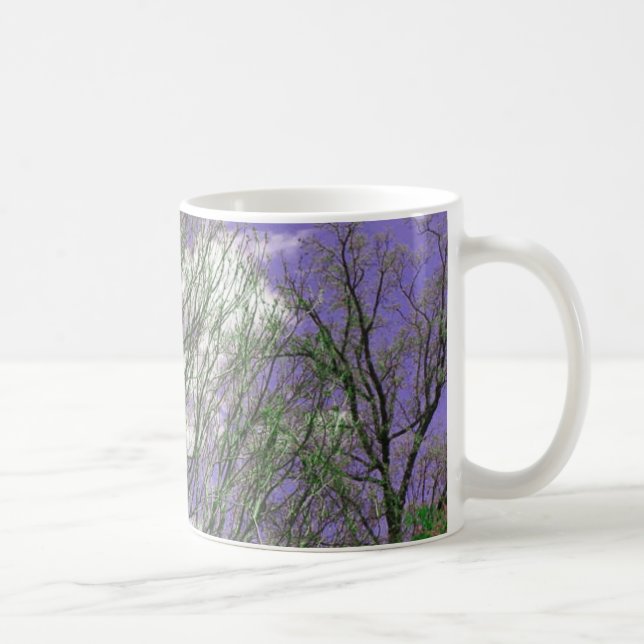lila Himmel Tasse (Rechts)