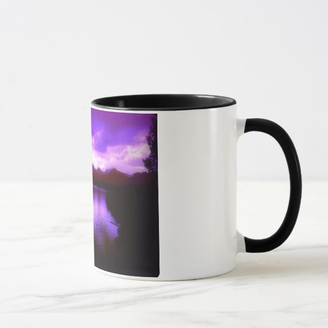 Lila Himmel-Tasse Tasse (Rechts)