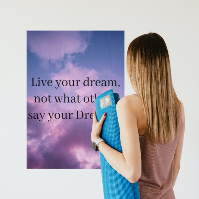 Lila Himmelswolkenposter Poster (Von Creator hochgeladen)