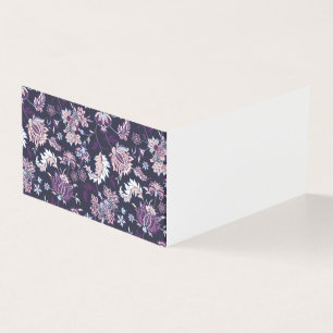 Lila Hintergrund Große Blütenmuster nahtlos Muster