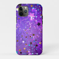 Lila Hintergrund mit Sternen