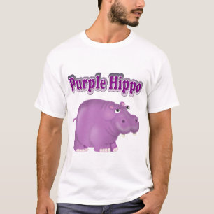 Lila Hippo T-Shirt