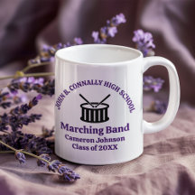 Lila Hochschule Marching Band individuell anpassba