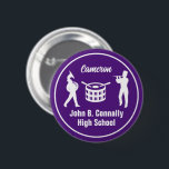 Lila Hochschule - Marschband Personalisiert<br><div class="desc">Diese coole,  lila High School Marching Band Taste zeigt eine weiße Typografie Ihres Spielernamen unter den Schlagzeug. Ein großartiges Geschenk für Schüler und Musiker für Eltern.</div>
