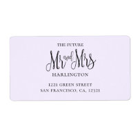 Lila Hochzeit. Herr und Herr Mars moderne Ansprach