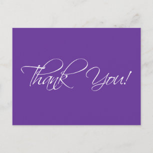 Lila Hochzeit Vielen Dank Postkarten